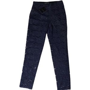 NWT ST. JOHN  “EMMA” Blue Lace Pants